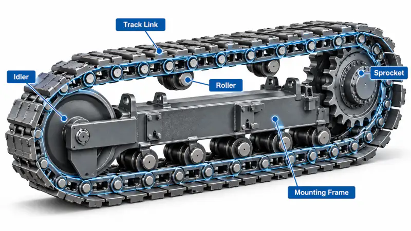 Crawler Track Chain Assembly