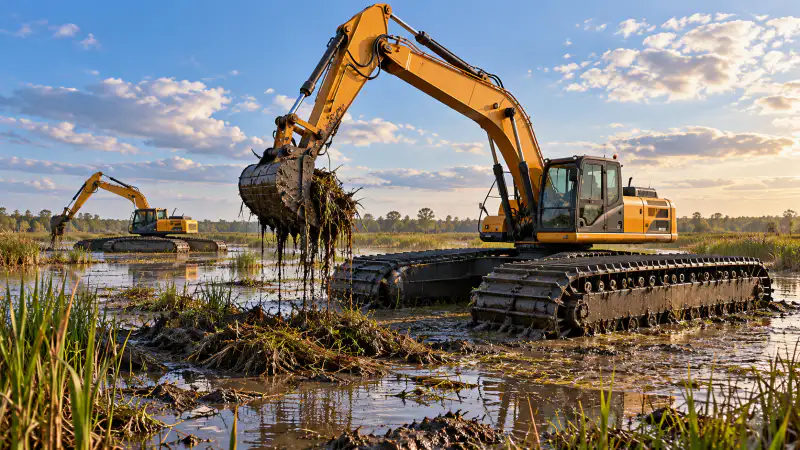 Wetland Track Chain Maintenance Considerations