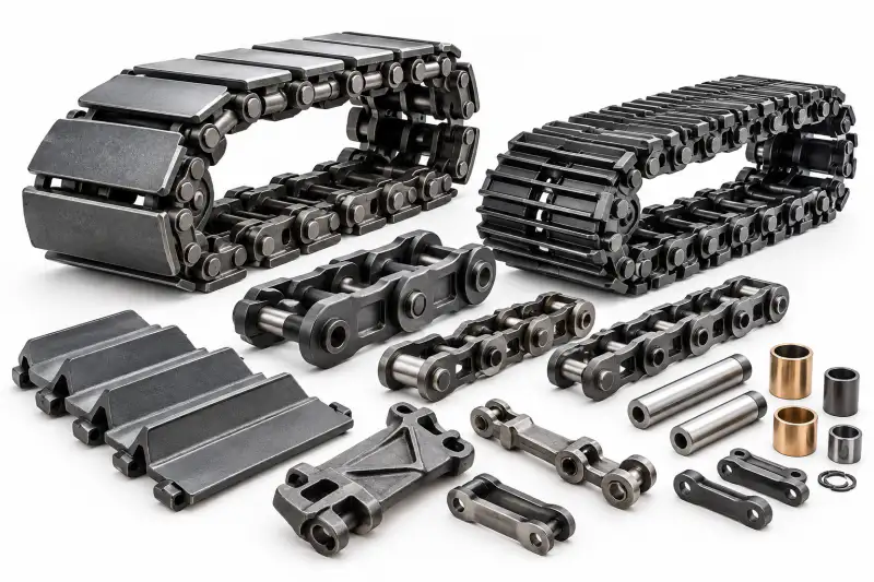 Chain family reference including heavy-duty metal links